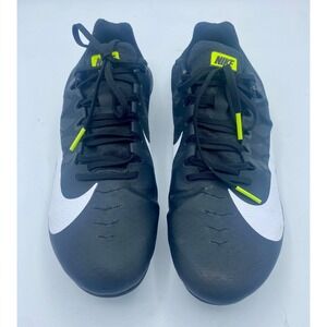 Nike Zoom Rival Racing Track‎ Running Spike Shoes Youth Sz 9.5 black white